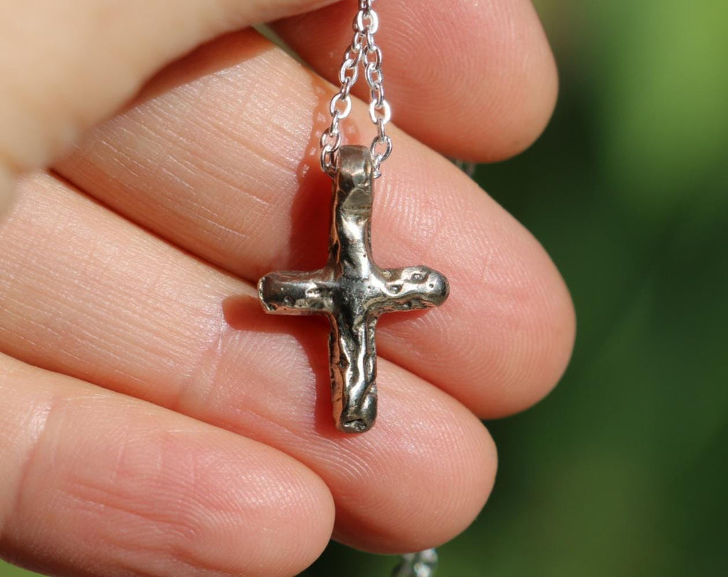 Silver Cross necklace