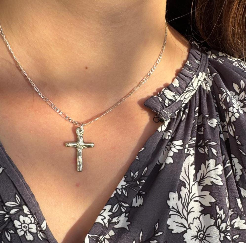 Silver Cross necklace