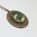 Labradorite copper necklace
