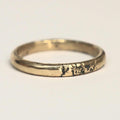 Bronze Ring 3mm Band, Size 8
