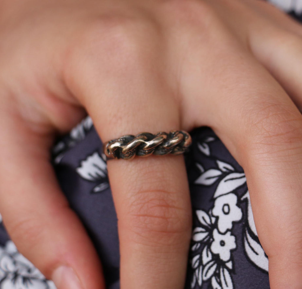 Silver Latvian ring band 9.5US