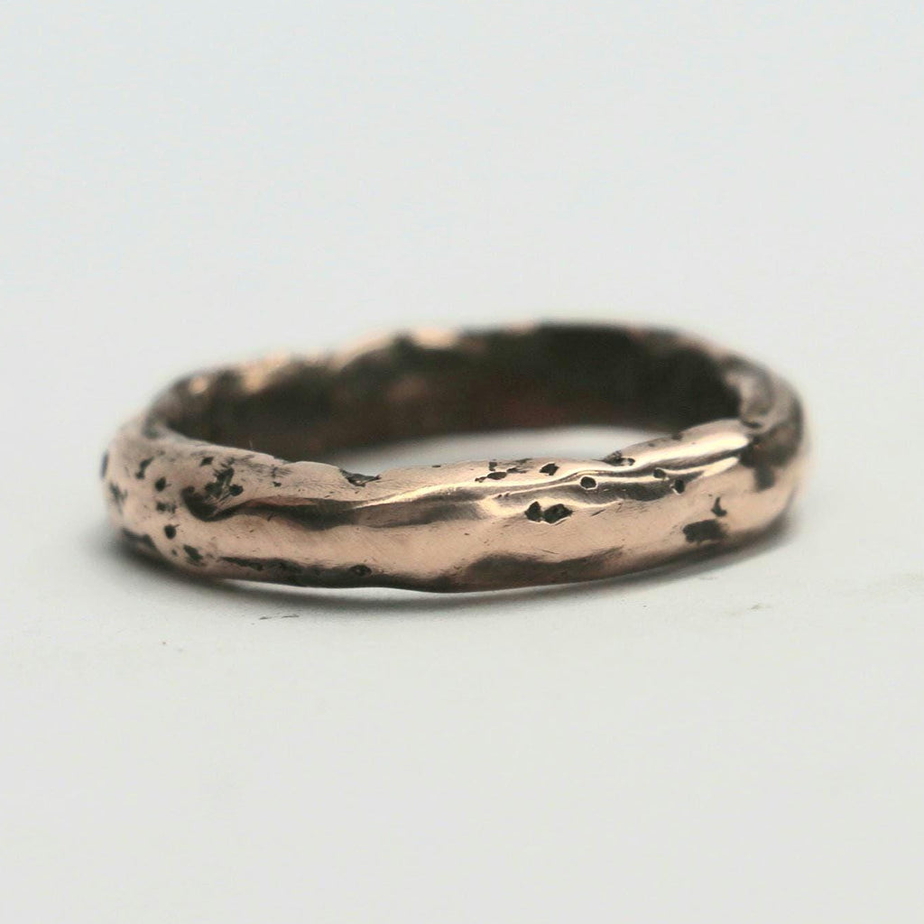 Molten Copper ring size 6.5