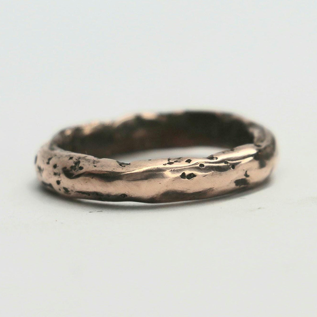 Molten Copper ring size 6.5