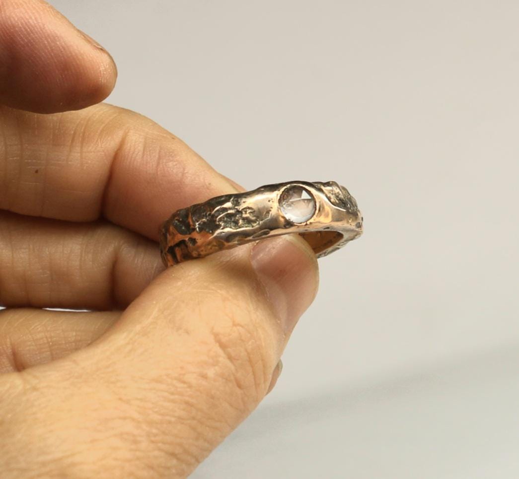 Reversable Bronze Ring size 10.5
