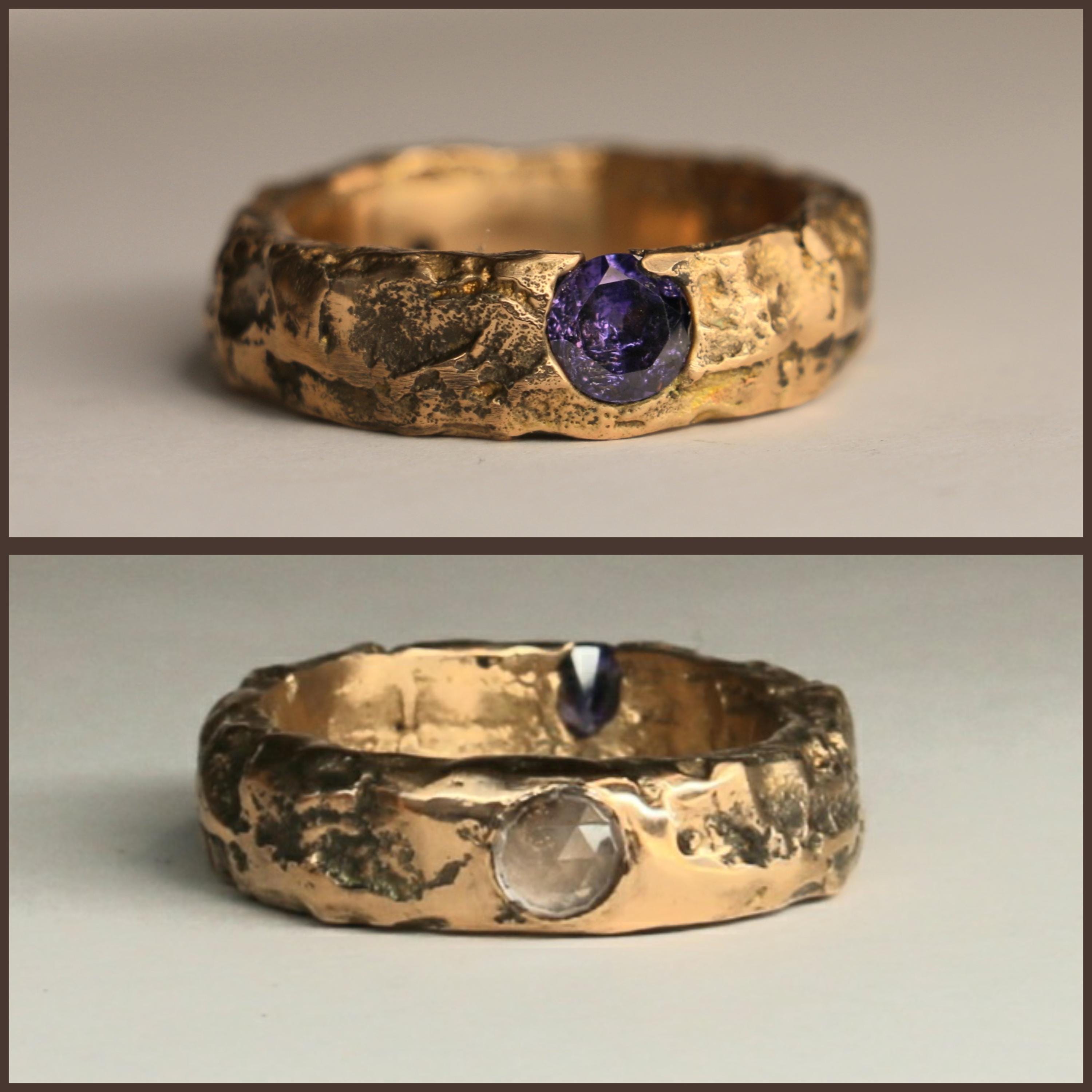 Reversable Bronze Ring size 10.5
