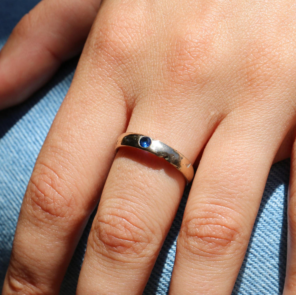 Blue Sapphire ring size 9
