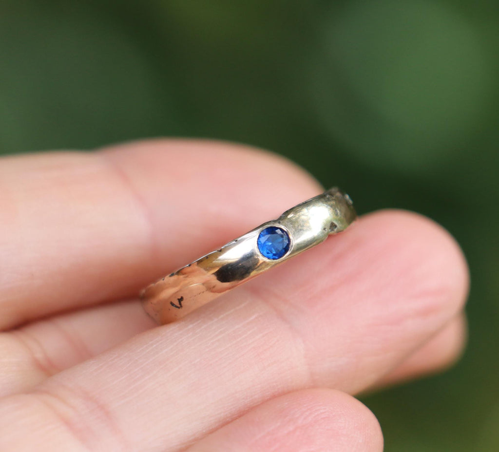 Blue Sapphire ring size 9