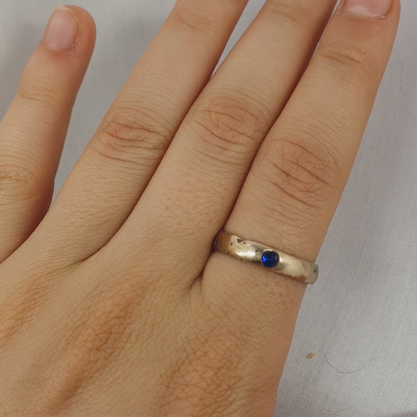 Blue Sapphire ring size 9