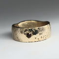 Halo ring with garnet Size 10.5 9mm band