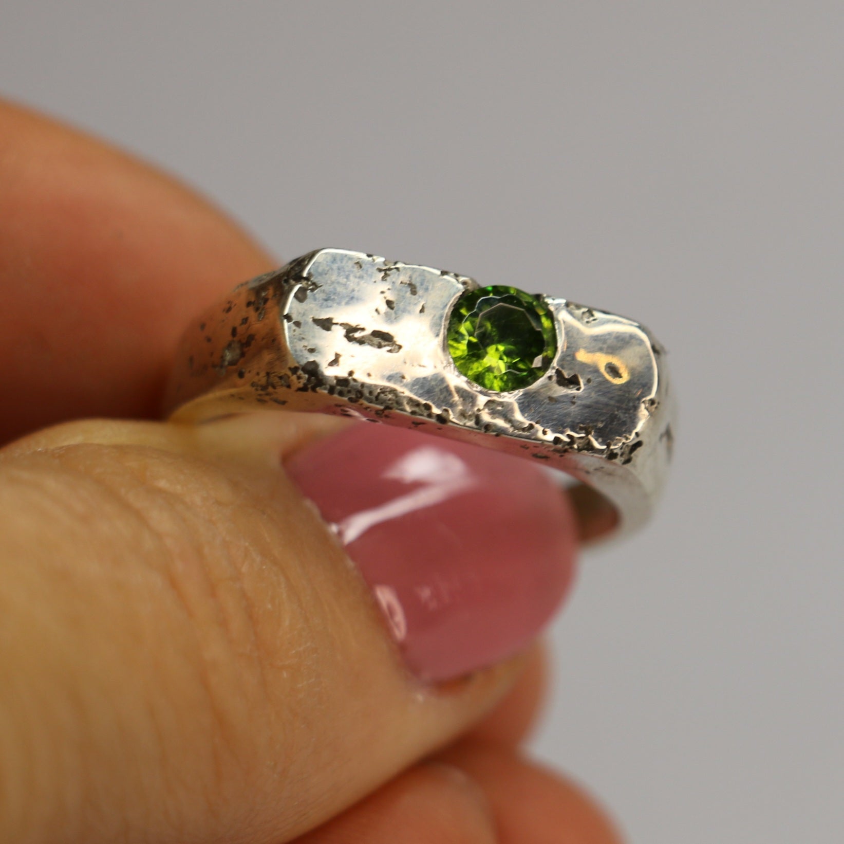 Royal Signet Ring stirling silver sandcast Size 10
