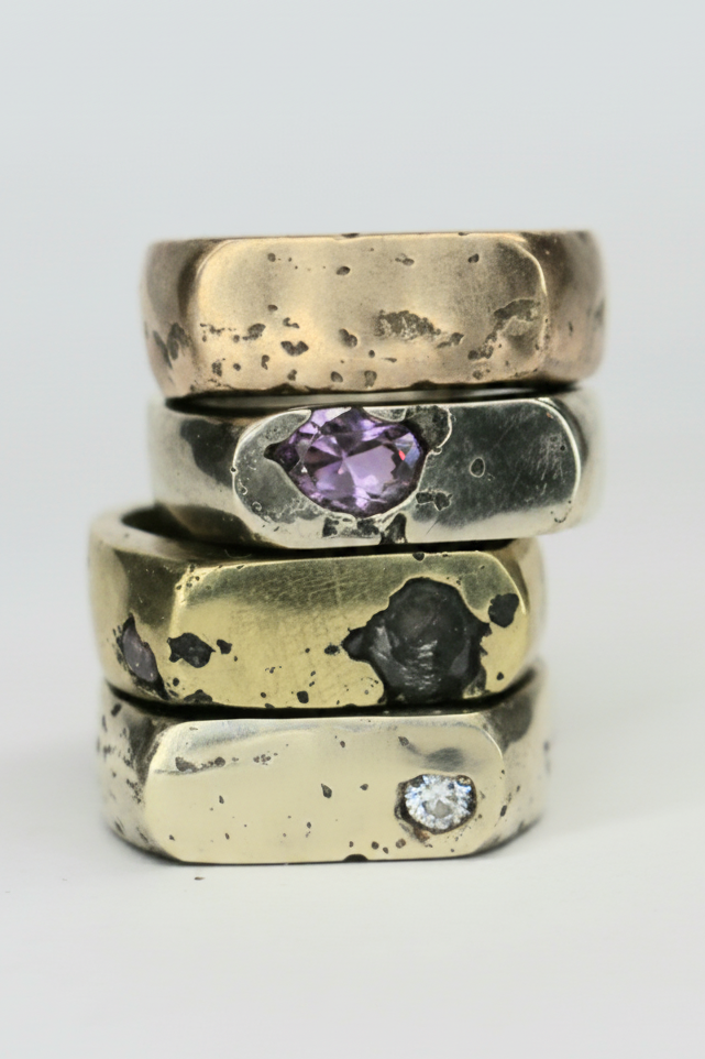 Stacked rings - mixed metals